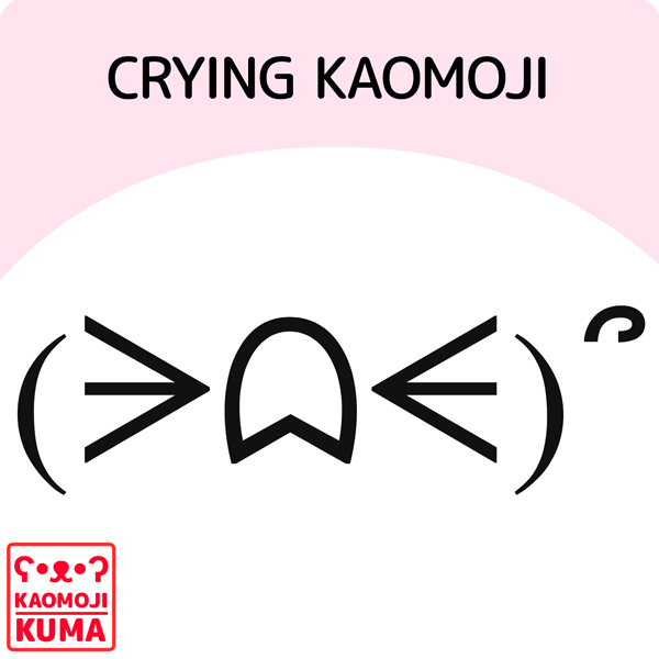 kaomoji crying