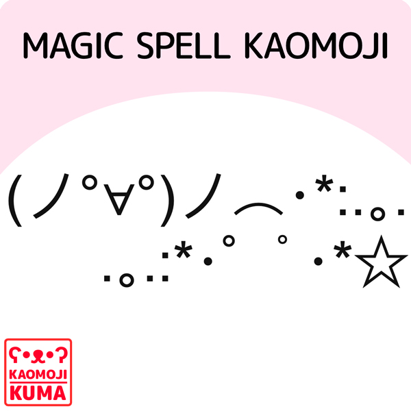 kaomoji magic spell