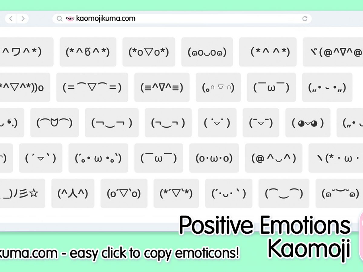 happy japanese emoticons